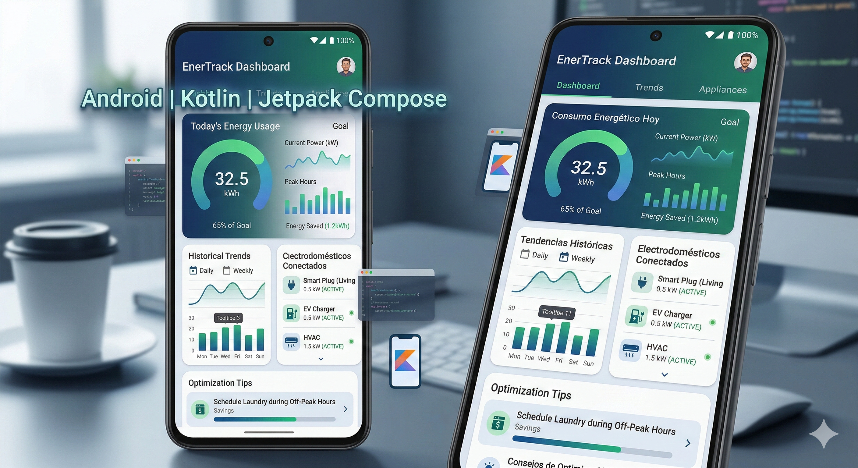 App Gestión Energética Android